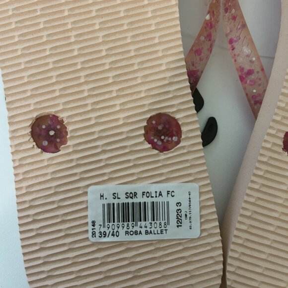 HAVAIANAS SLIM SQUARE FOLIA BALLET ROSE - Picture 3 of 3